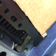 Easy mounting at the bottom left with a little L bracket